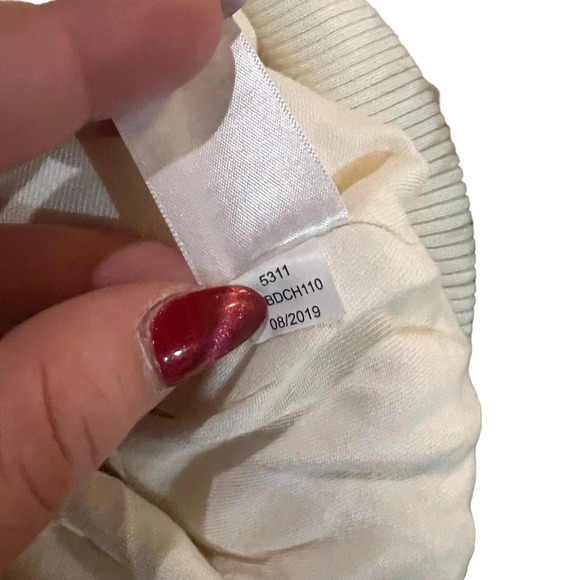 Aeropostale‎ Women's White Faux Fur Yeti Full Zip Winter Jacket Size Small - Picture 10 of 10